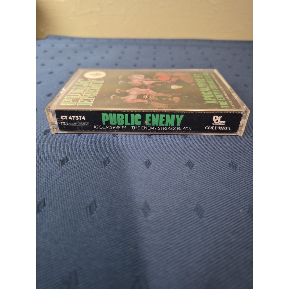 Public Enemy - Apocalypse 91... The Enemy Strikes Black Cassette Tape - Picture 2 of 8